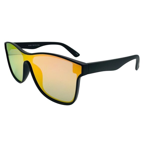 7012 l Pink/Gold Sporty Mirrored Lens Unisex Sunglasses - Picture 2 of 5